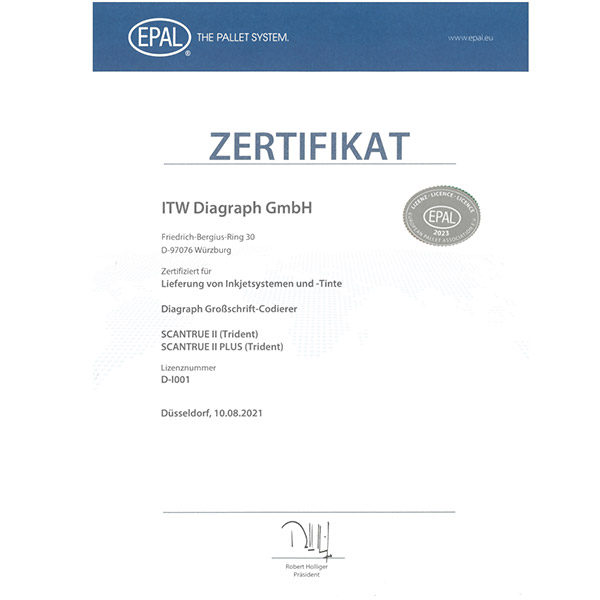 certificazione European Pallet Association EPAL per la marcatura dei pallet