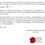 raiting di legalità sisma